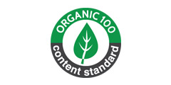 Certified by organic-100