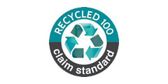 Certified by recycled-100